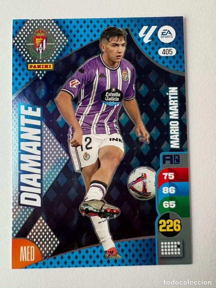 Coleccionismo deportivo: Mario Mart&iacute;n Valladolid Diamante 405 Adrenalyn 2024-25