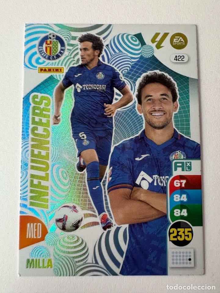 Coleccionismo deportivo: Milla Getafe Influencers 422 Adrenalyn 2024-25
