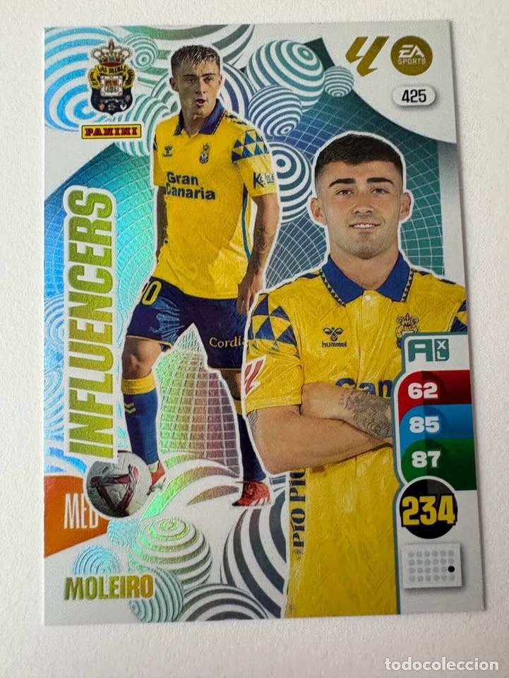 Coleccionismo deportivo: Moleiro Las Palmas Influencers 425 Adrenalyn 2024-25