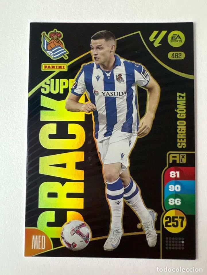 Coleccionismo deportivo: Sergio G&oacute;mez Real Sociedad Super Crack 462 Adrenalyn 2024-25