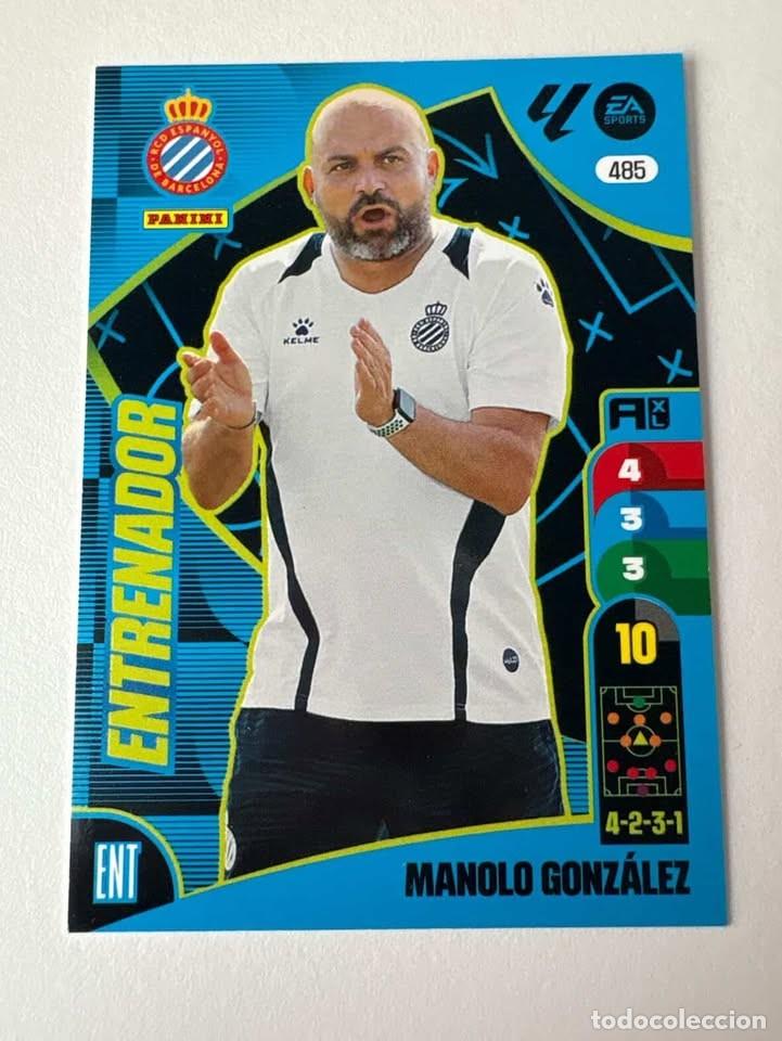 Coleccionismo deportivo: Manolo Gonz&aacute;lez Espanyol Entrenador 485 Adrenalyn 2024-25
