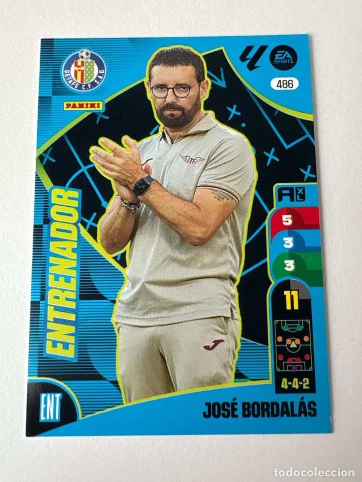 Coleccionismo deportivo: Jos&eacute; Bordal&aacute;s Getafe Entrenador 486 Adrenalyn 2024-25