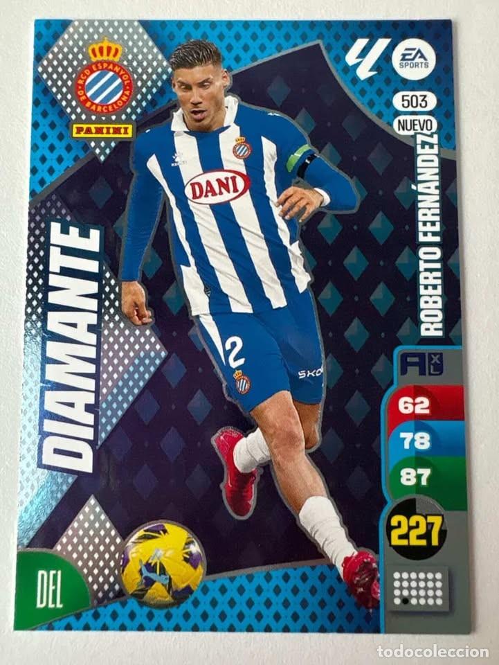 Coleccionismo deportivo: Roberto Fern&aacute;ndez Espanyol Nuevo Diamante 503 Adrenalyn 2024-25