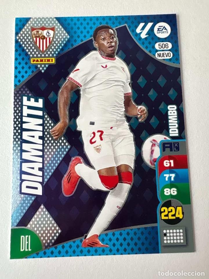 Coleccionismo deportivo: Idumbo Sevilla Nuevo Diamante 506 Adrenalyn 2024-25