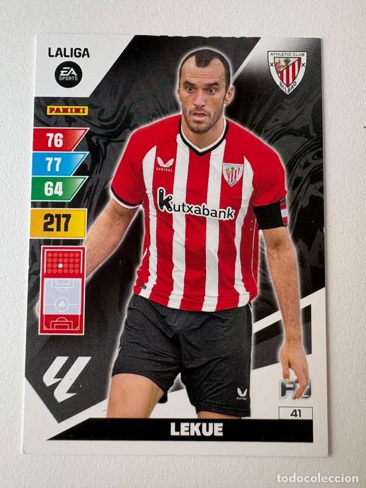Coleccionismo deportivo: Lekue Athletic Club de Bilbao 41 Adrenalyn 2023-24