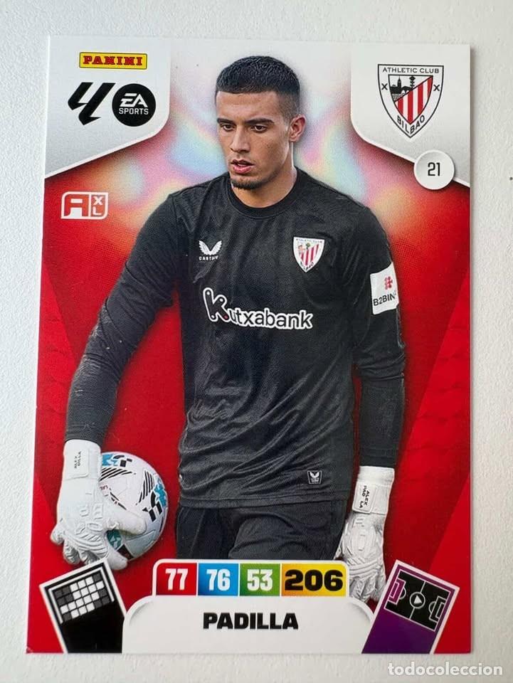 Coleccionismo deportivo: Padilla Athletic Club de Bilbao 21 Adrenalyn 2025-26