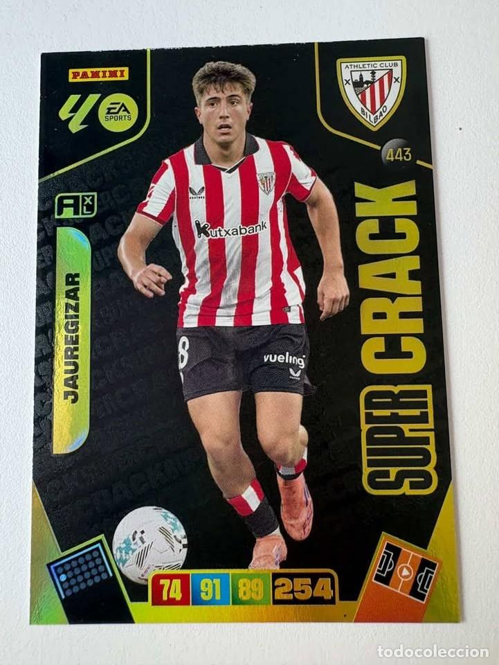Coleccionismo deportivo: Jauregizar Athletic Club de Bilbao Super Crack 443 Adrenalyn 2025-26