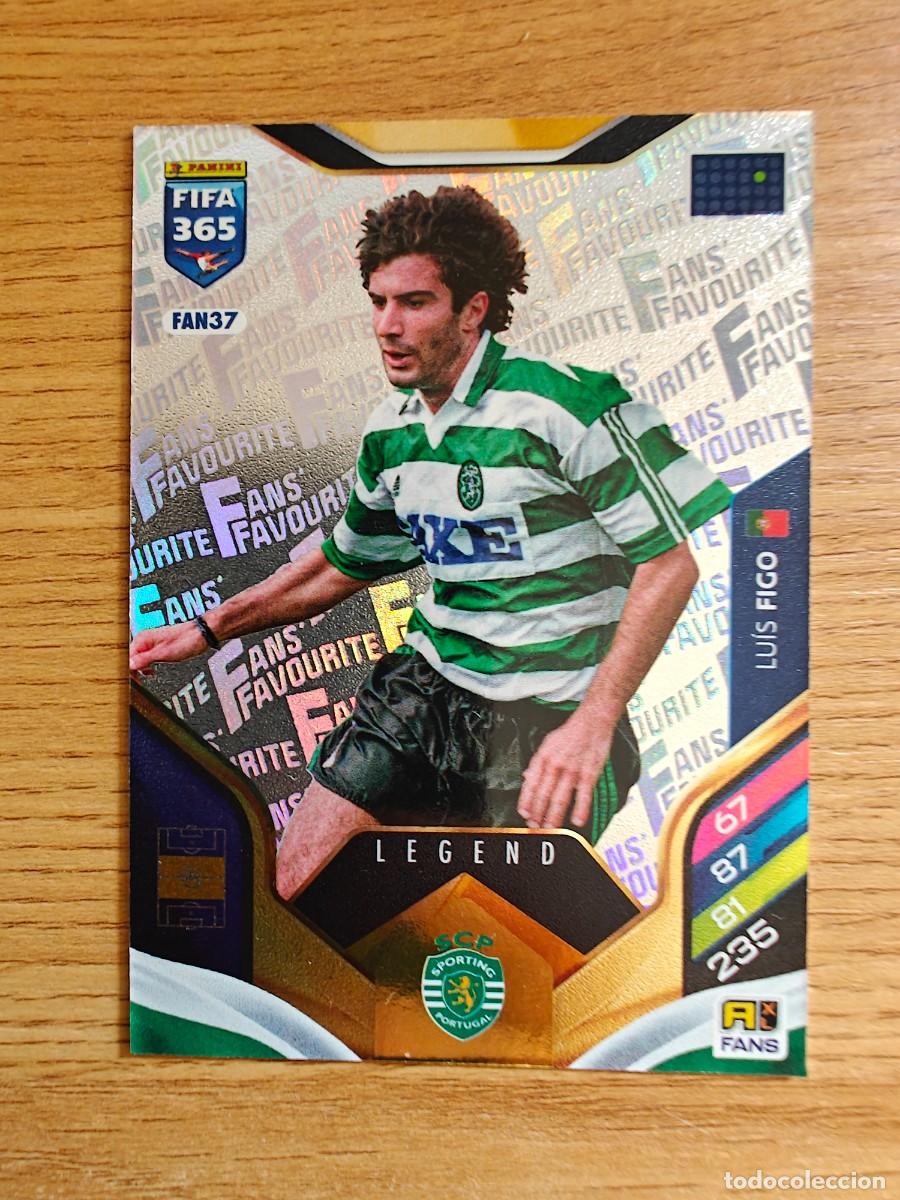 Coleccionismo deportivo: Luis Figo FAN 37 FIFA 365 2026 Sporting Portugal Fan Favourite Adrenalyn XL 25 26