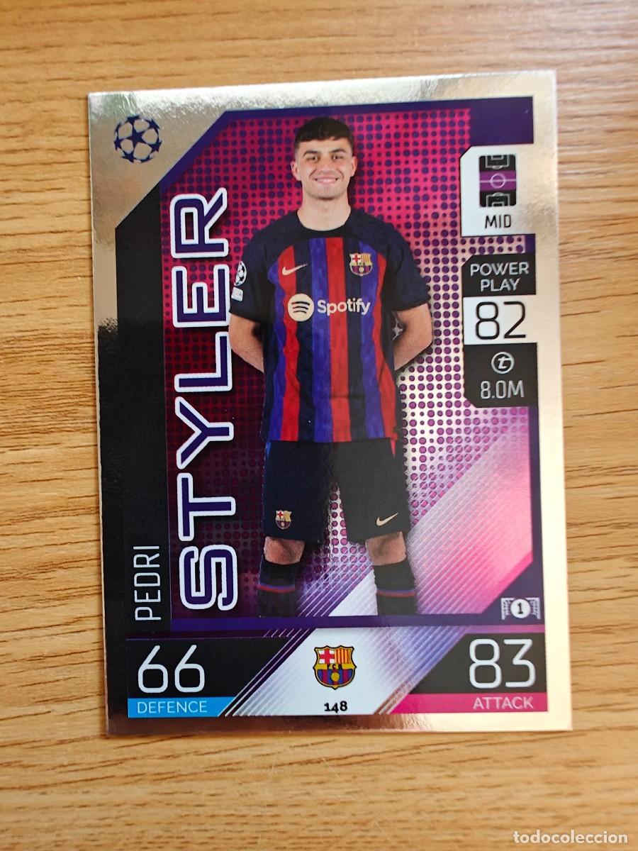 Coleccionismo deportivo: Pedri 148 Match Attax 22 23 FC Barcelona Styler 2022 2023