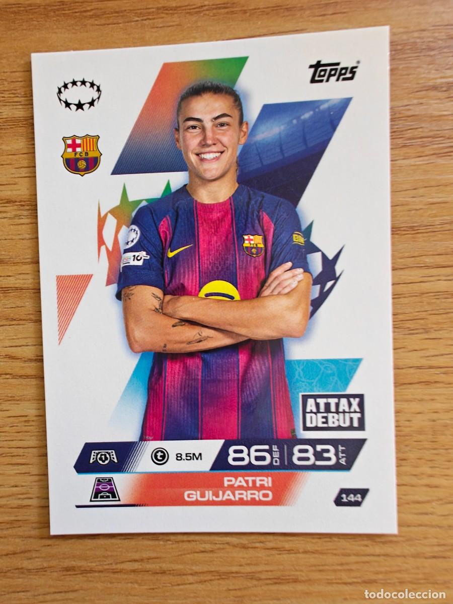 Coleccionismo deportivo: Patri Guijarro 144 Match Attax Extra 25 26 Barcelona UWCL 2025 2026