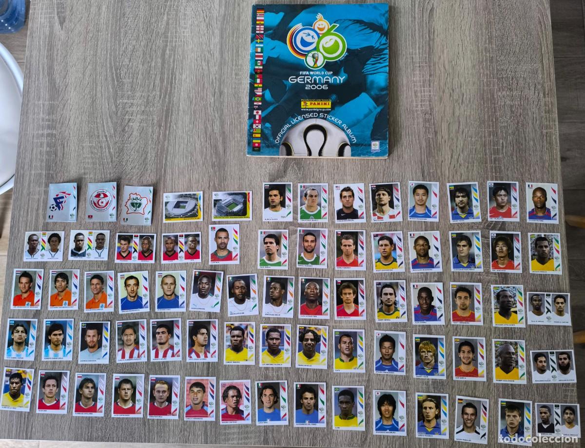 Coleccionismo deportivo: Lote &aacute;lbum Alemania 2006 + 90 stickers sin pegar