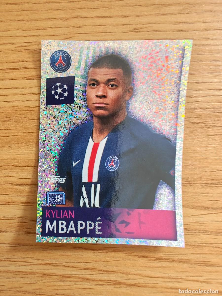 Coleccionismo deportivo: Kylian Mbapp&eacute; 367 Topps UEFA Champions League Sticker 19 20 Top Scorer PSG 2019 2020