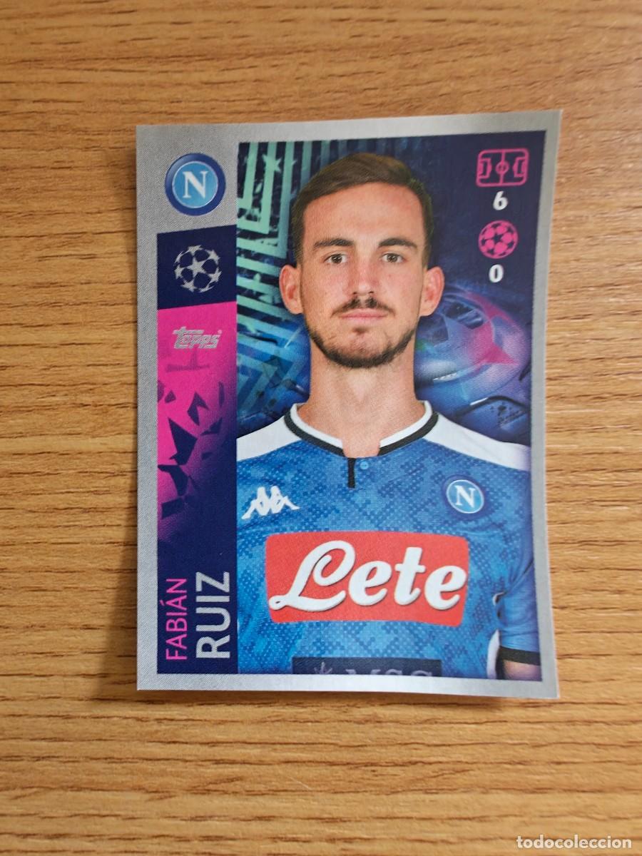 Coleccionismo deportivo: Fabian Ruiz 357 Topps UEFA Champions League Sticker 19 20 Napoles 2019 2020