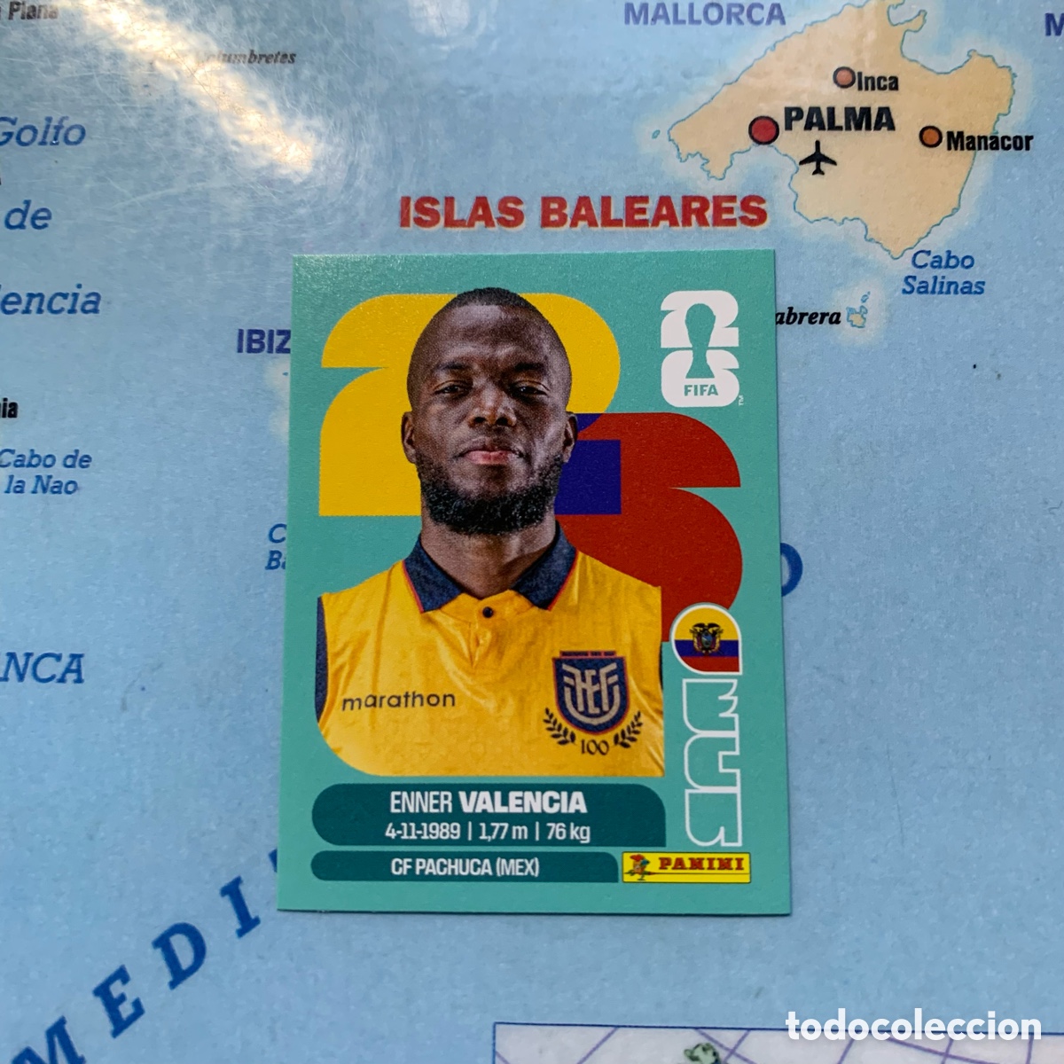 Coleccionismo deportivo: Ecuador n&uacute;mero 20 cromo panini Mundial Fifa World Cup 2026