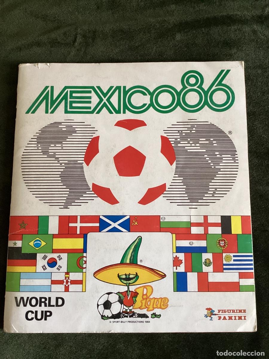 Coleccionismo deportivo: &Aacute;LBUM CROMOS F&Uacute;TBOL MEXIXO 86. WORLD CUP. 1986. FIGURINE PANINI. A FALTA DE 32 CROMOS.