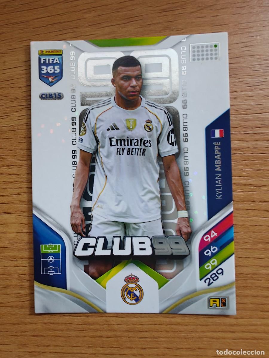 Coleccionismo deportivo: Kylian Mbapp&eacute; CLB 15 Panini FIFA 365 2025 2026 Real Madrid Club 99 2025 2026