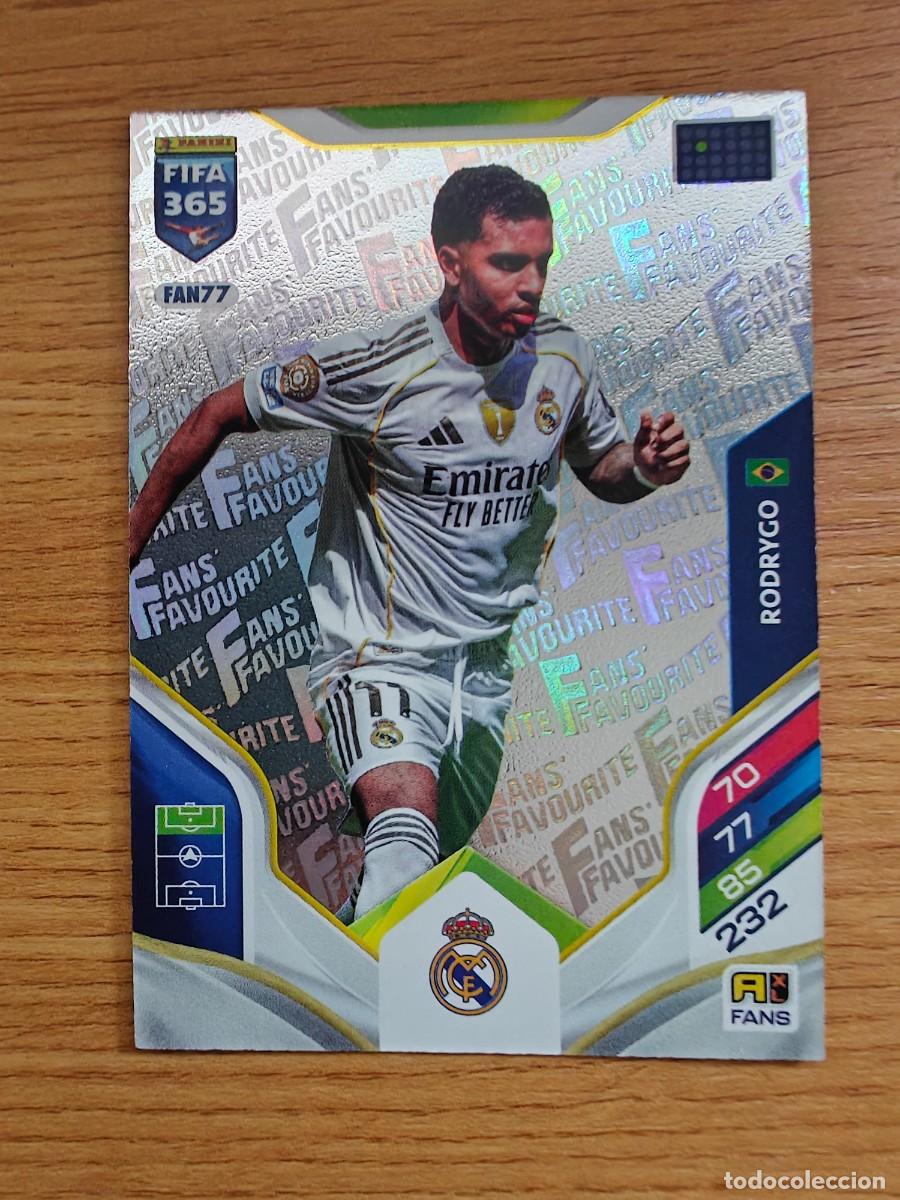 Coleccionismo deportivo: Rodrygo FAN 77 Panini FIFA 365 2025 2026 Real Madrid Fans Favourite 25 26