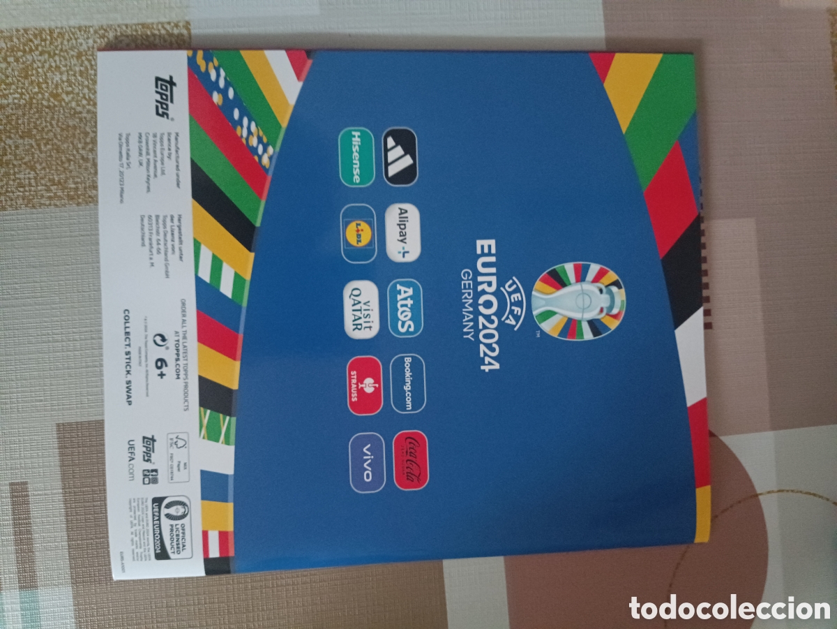 Coleccionismo deportivo: ALBUM VACIO UEFA EURO 2024 GERMANY EUROCOPA ALEMANIA TOPPS OFICIAL STICKER