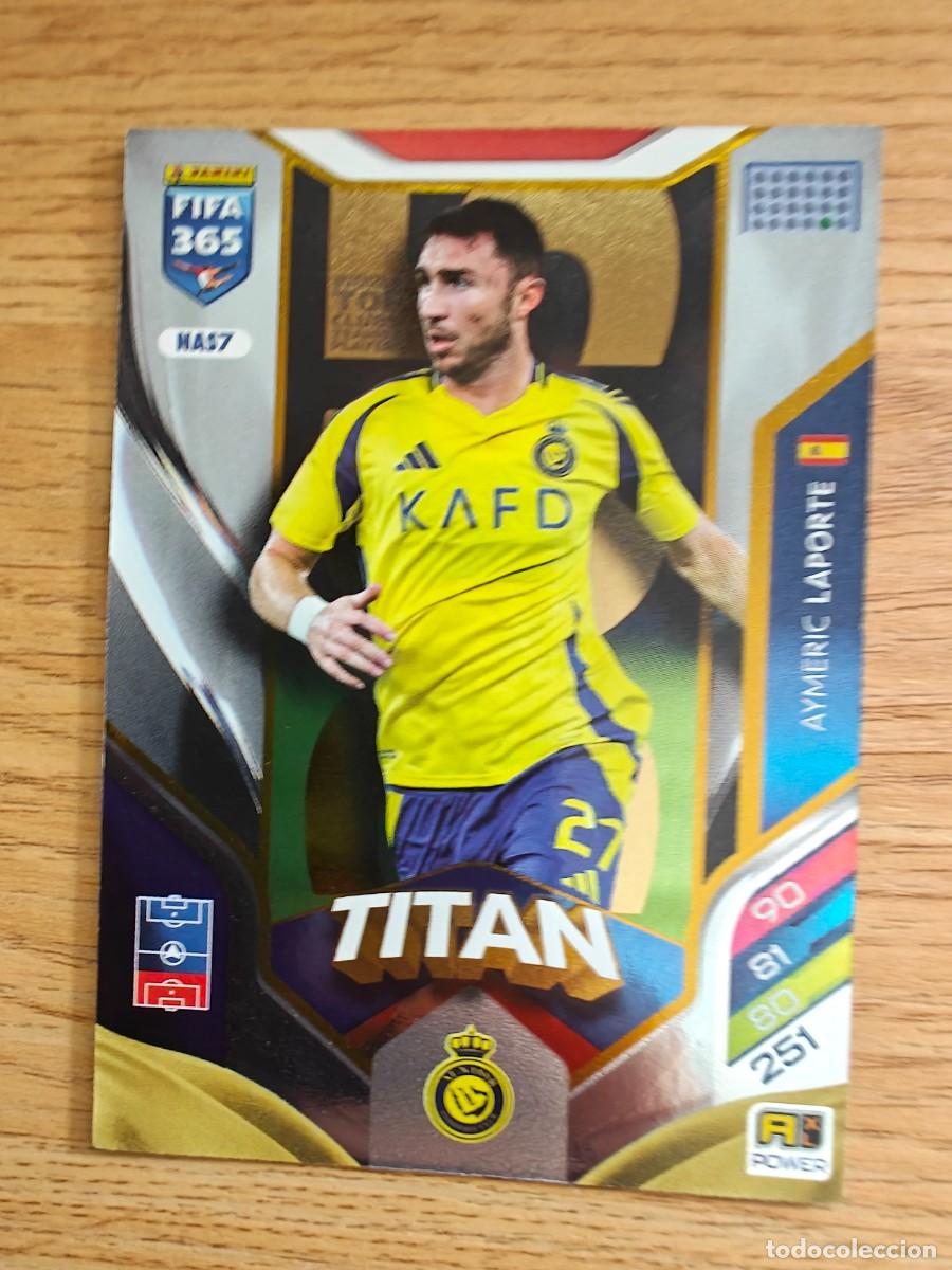 Coleccionismo deportivo: Aymeric Laporte NAS 7 Panini FIFA 365 2025 2026 Al Nassr Titan 2025 2026