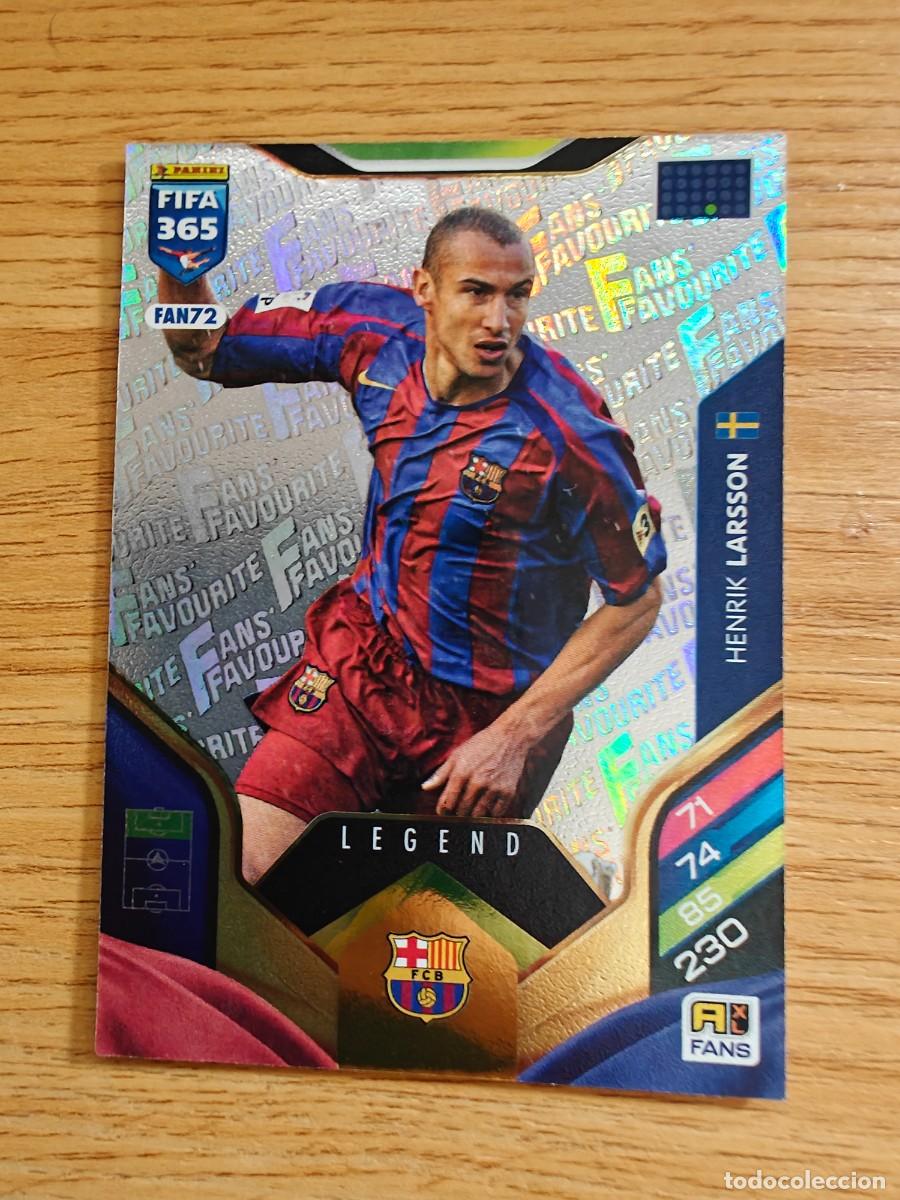 Coleccionismo deportivo: Henrik Larsson FAN 72 Panini FIFA 365 2025 2026 Barcelona Legend 2025 2026