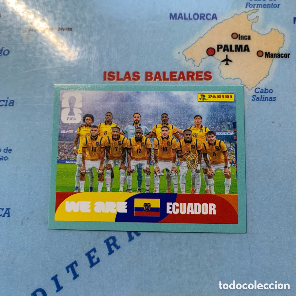 Coleccionismo deportivo: Ecuador n&uacute;mero 13 cromo panini Mundial Fifa World Cup 2026
