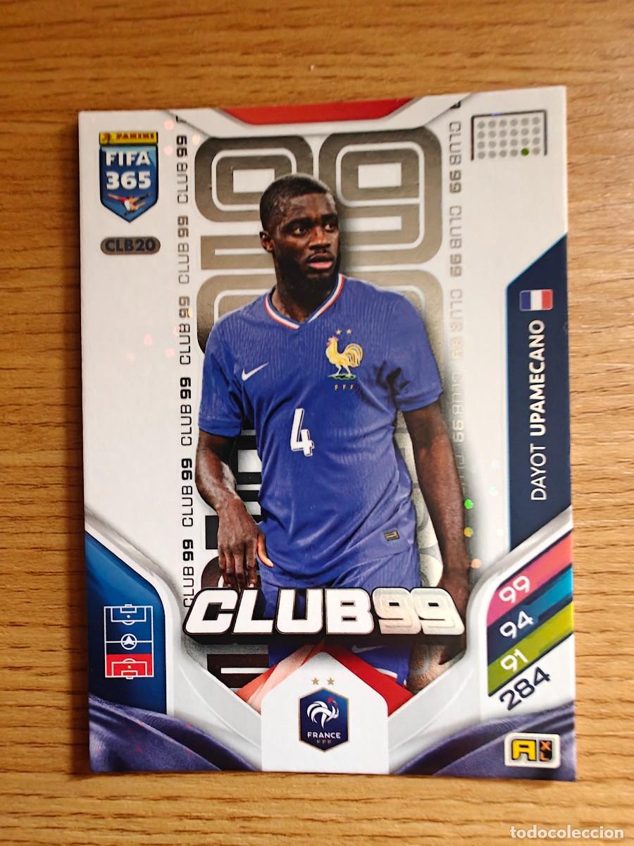 Coleccionismo deportivo: Dayot Upamecano CLB 20 Panini FIFA 365 2025 2026 Francia Club 99 2025 2026