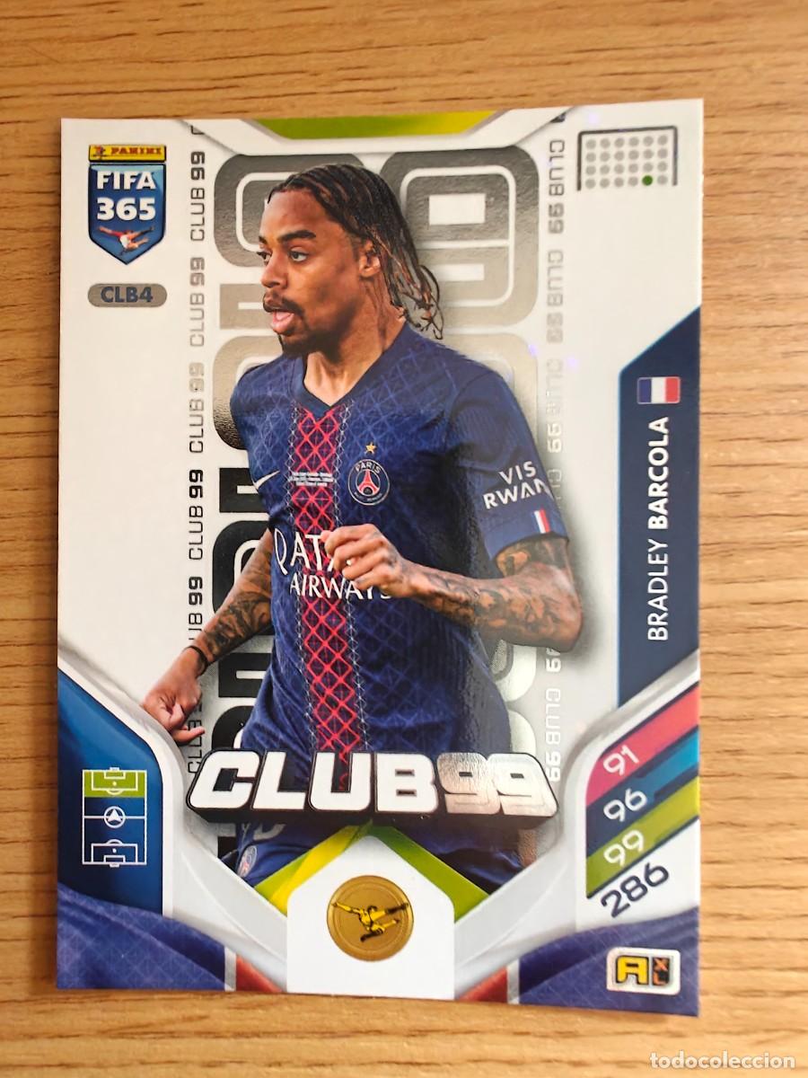 Coleccionismo deportivo: Bradley Barcola CLB 4 Panini FIFA 365 2025 2026 Paris Saint-Germain Club 99 2025 2026