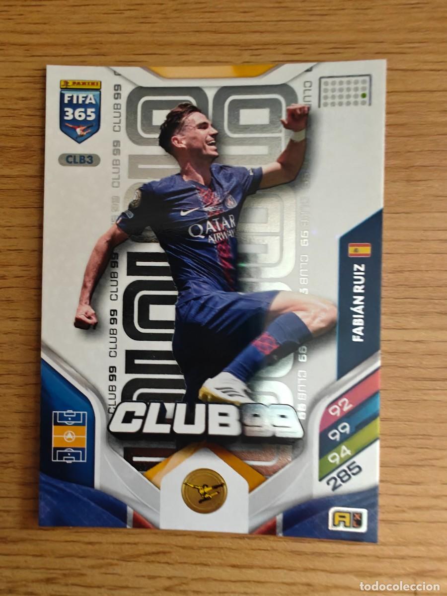 Coleccionismo deportivo: Fabi&aacute;n Ruiz CLB 3 Panini FIFA 365 2025 2026 Paris Saint-Germain Club 99 2025 202