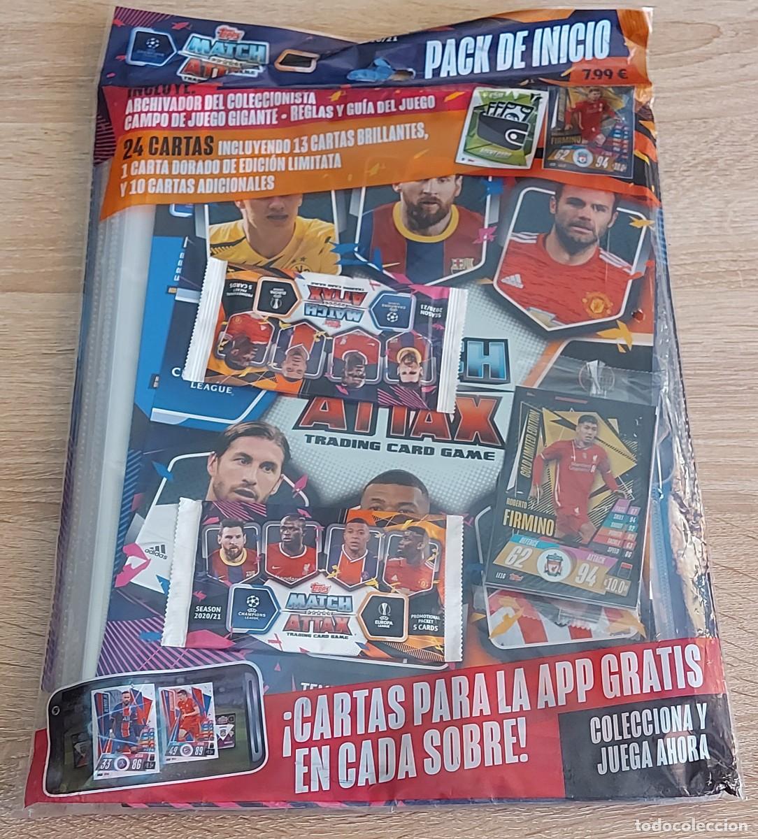 Collectionnisme sportif: PACK INICIO MATCH ATTAX 2020 2021 NUEVO GOLD LIMITED FIRMINO