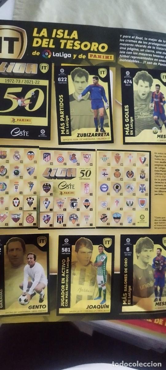 Coleccionismo deportivo: Album oficial Panini 2021/22 edici&oacute;n 50 aniversario
