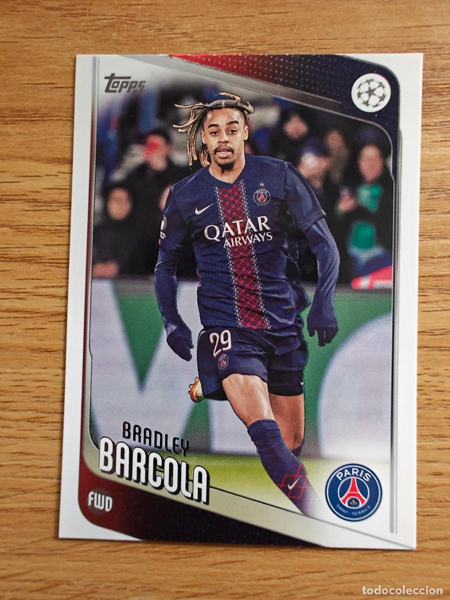 Coleccionismo deportivo: Bradley Barcola 63 UEFA Champions League 25 26 Paris Saint-Germain 2025 2026