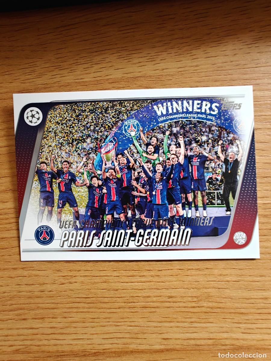 Coleccionismo deportivo: Paris Saint-Germain 166 Champions League Final Winners 2024 2025 Match Attax Extra 25 26 2025 2026