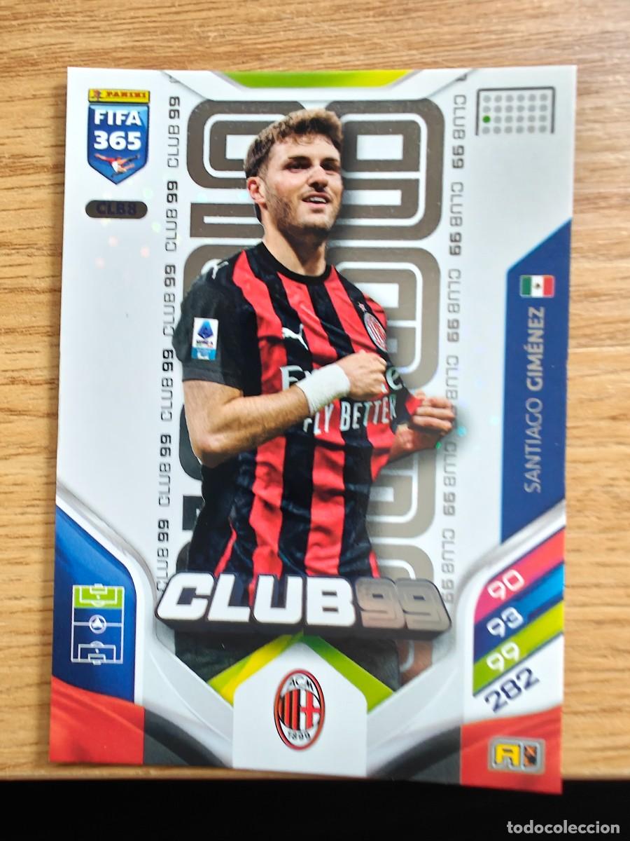 Coleccionismo deportivo: Santiago Gim&eacute;nez CLB 8 Match Attax 25 26 AC Milan Club 99 2025 2026