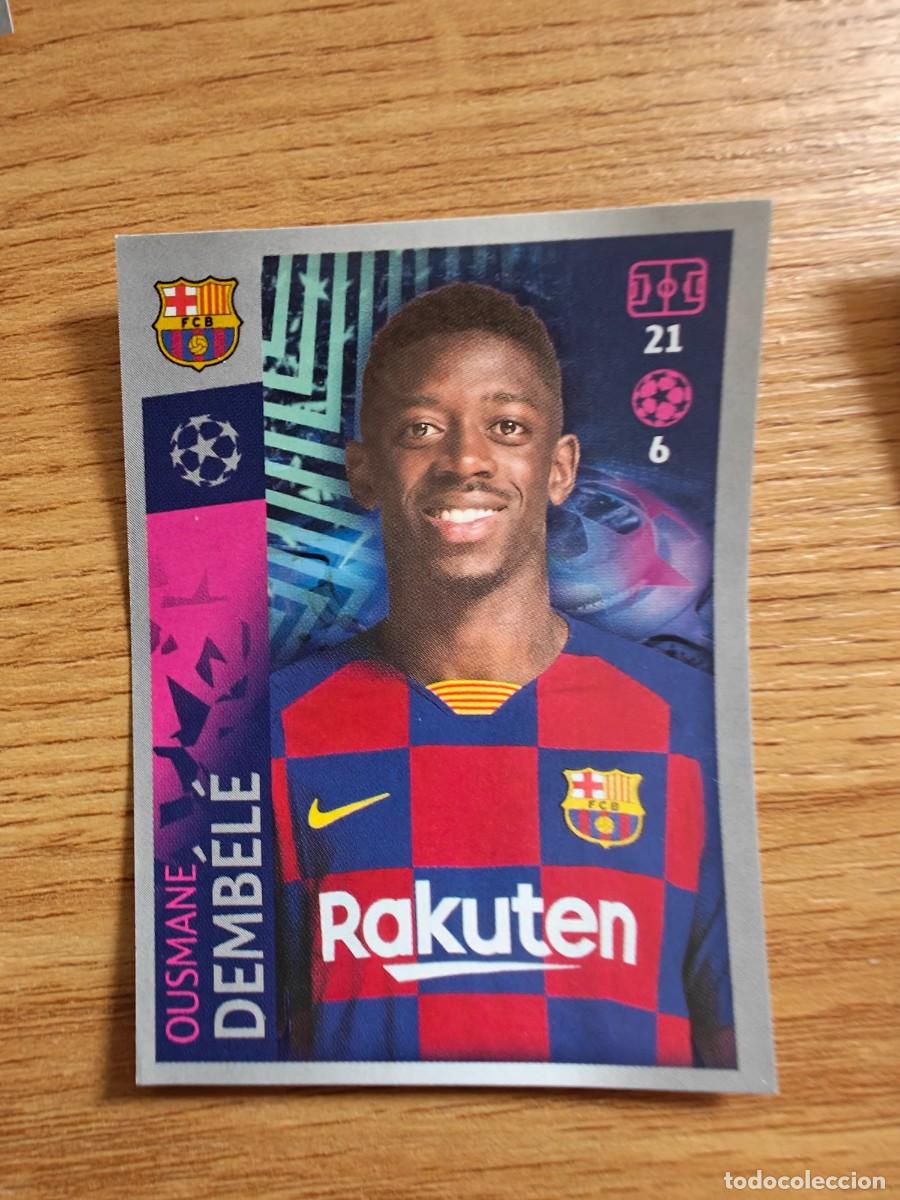Coleccionismo deportivo: Ousmane Demb&eacute;l&eacute; 58 Topps UEFA Champions League 2019 2020 FC Barcelona 2019 2020