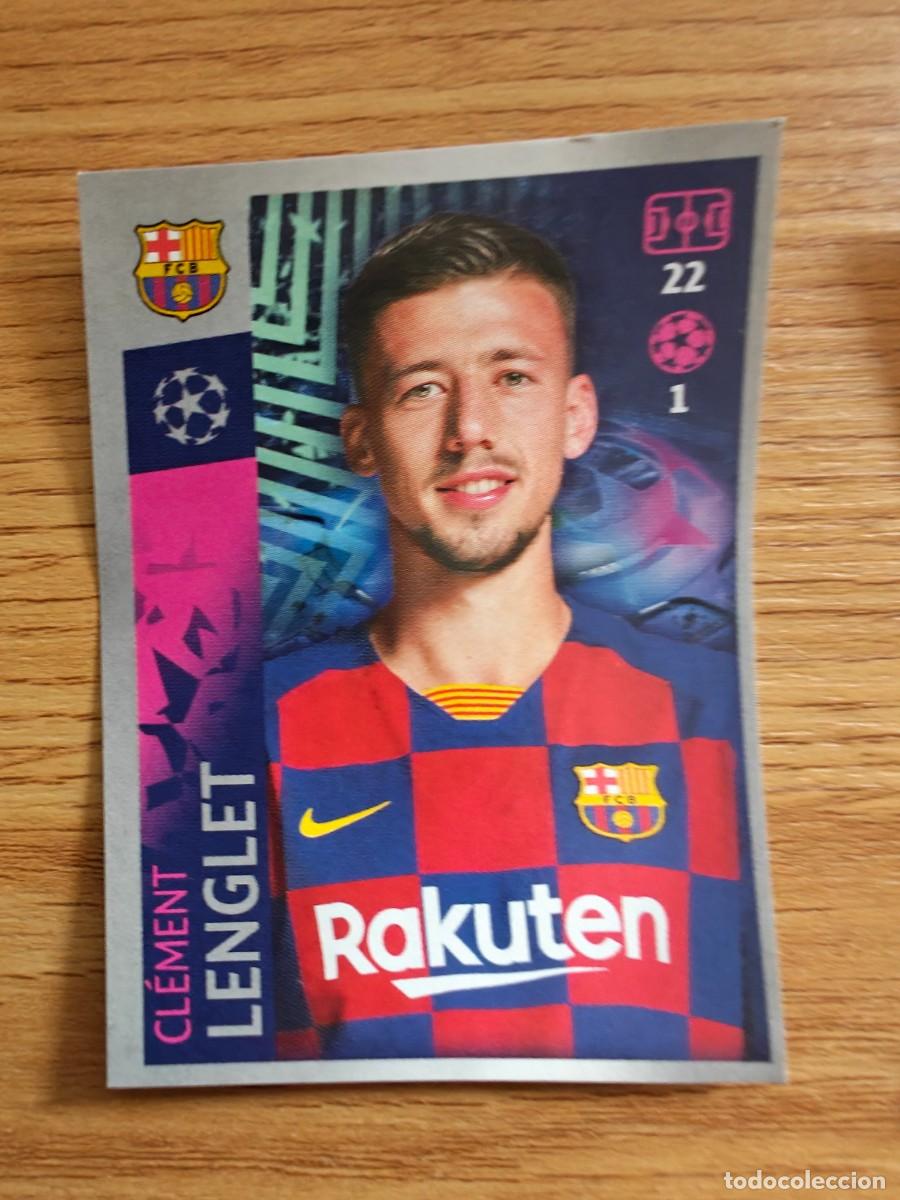 Coleccionismo deportivo: Cl&eacute;ment Lenglet 46 Topps UEFA Champions League 2019 2020 FC Barcelona 2019 2020