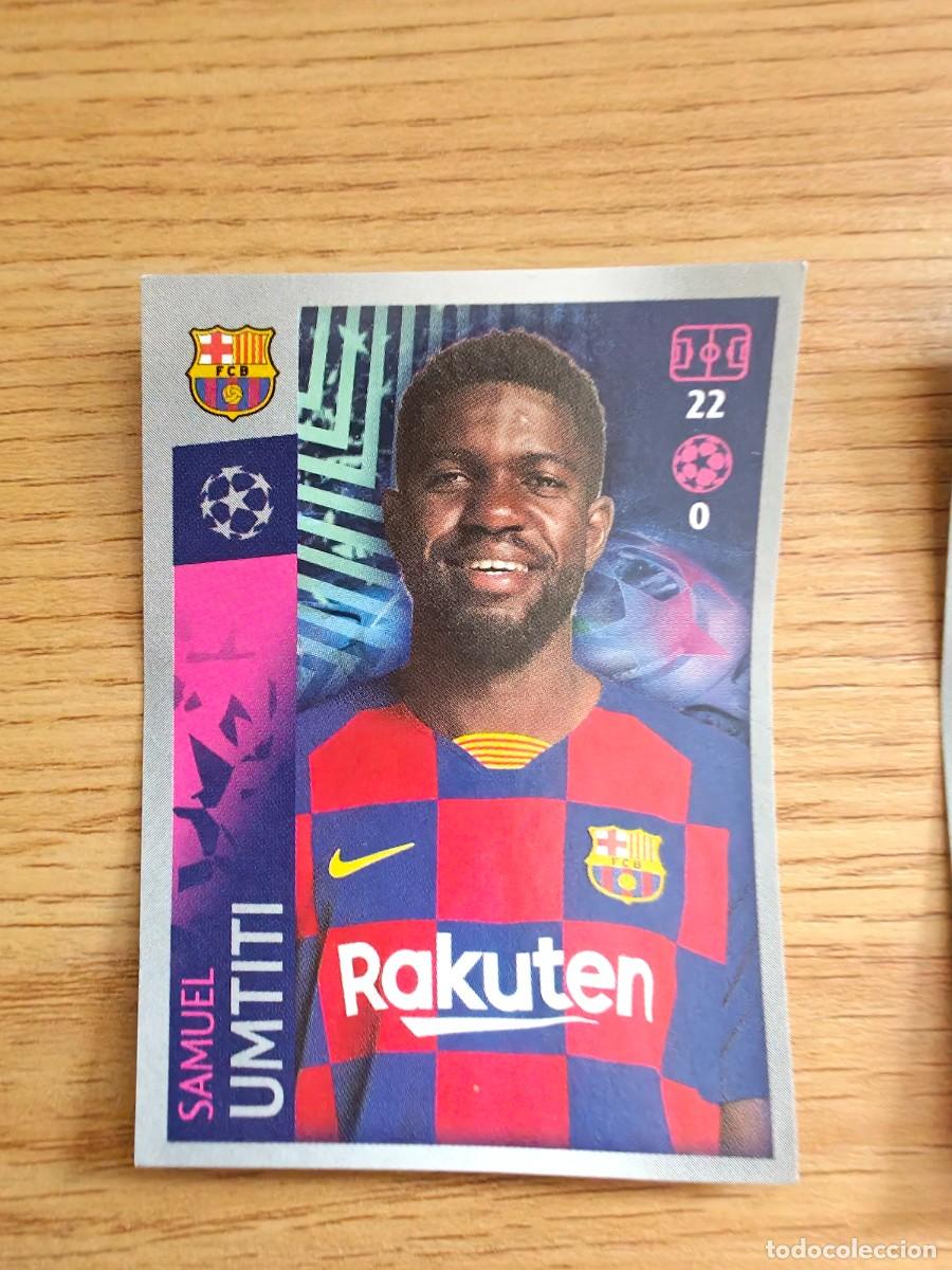 Coleccionismo deportivo: Samuel Umtiti 48 Topps UEFA Champions League 2019 2020 FC Barcelona 2019 2020
