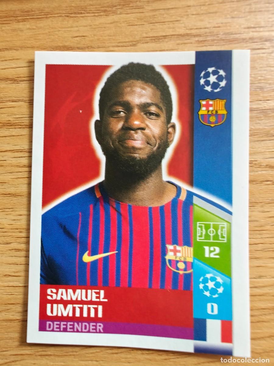 Coleccionismo deportivo: Samuel Umtiti 33 Topps UEFA Champions League 2017 2018 FC Barcelona 2017 2018
