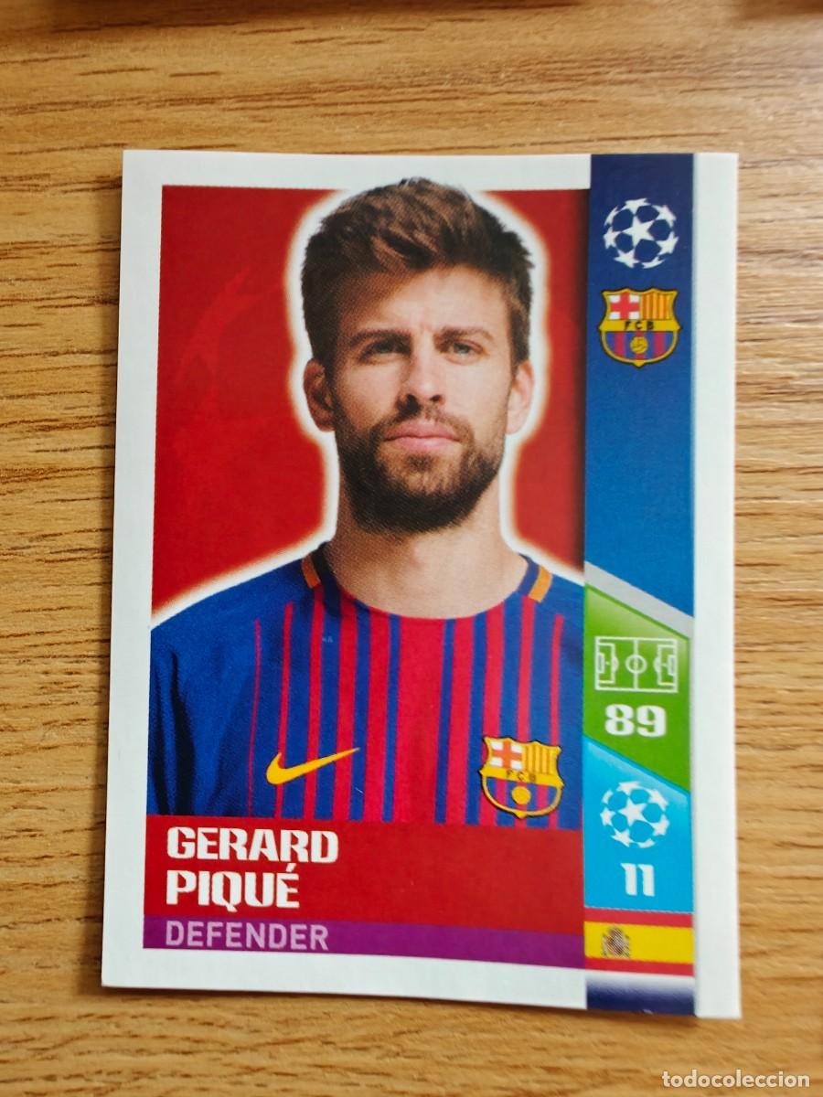 Coleccionismo deportivo: Gerard Piqu&eacute; 31 Topps UEFA Champions League 2017 2018 FC Barcelona 2017 2018