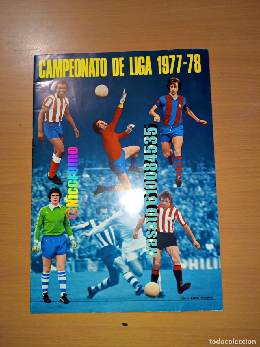 Coleccionismo deportivo: album vacio plancha fher 1977 1978 nuevo con puzzle disgra 77 78 ver fotos niccromo