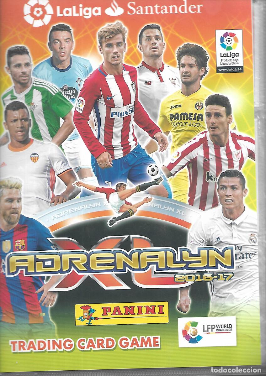 Coleccionismo deportivo: ALBUM ADRENALYN 2016-17 CON 305 FICHAS