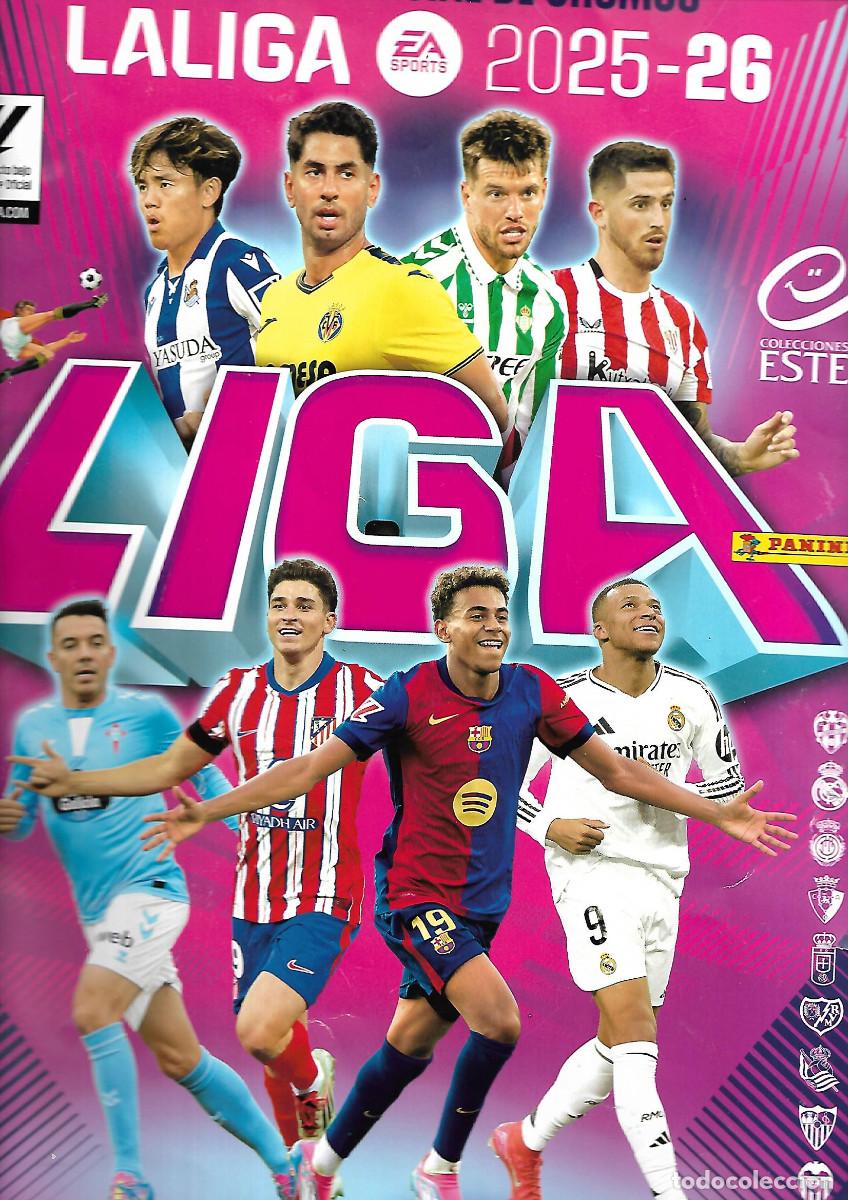 Coleccionismo deportivo: ALBUM DE LA LIGA 2025-26 CON 120 CROMOS