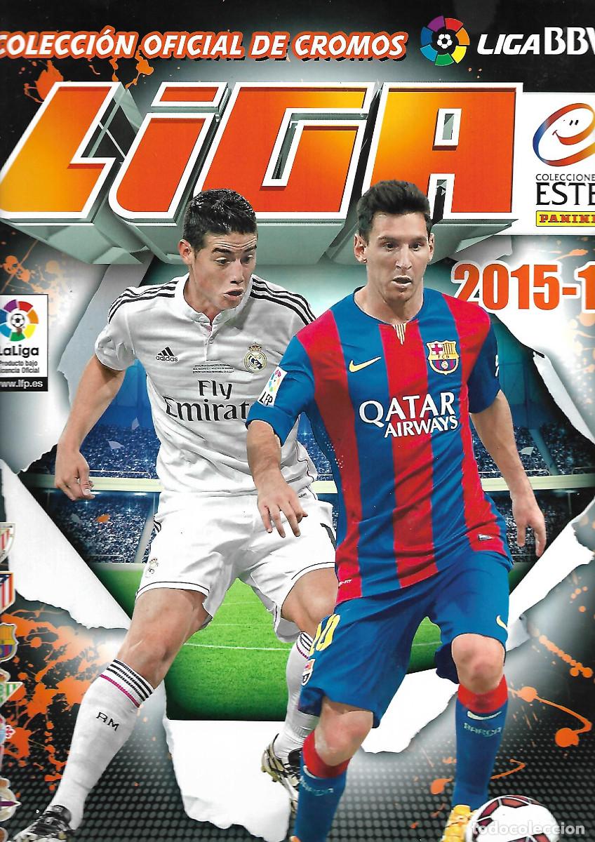 Coleccionismo deportivo: ALBUM DE LA LIGA 2015-16 CON 170 CROMOS