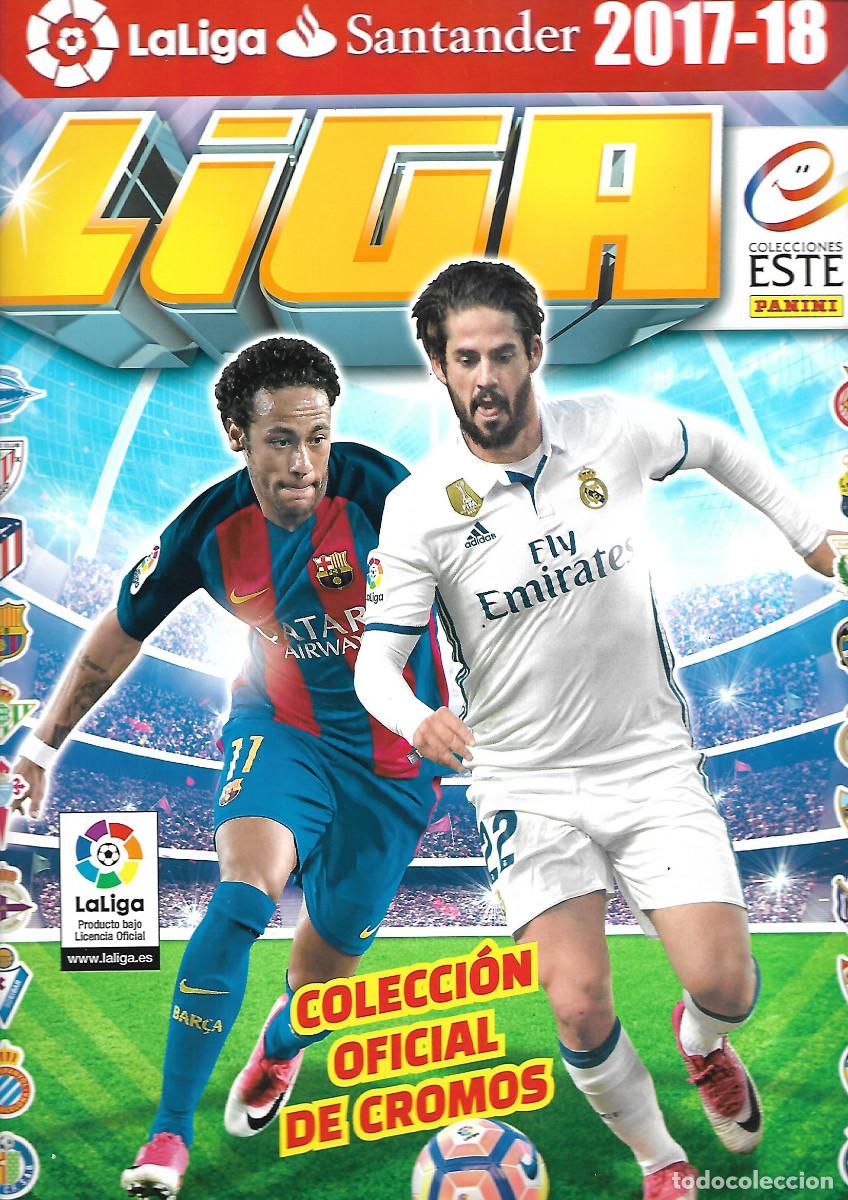 Coleccionismo deportivo: ALBUM DE LA LIGA 2017-18 CON 48 CROMOS