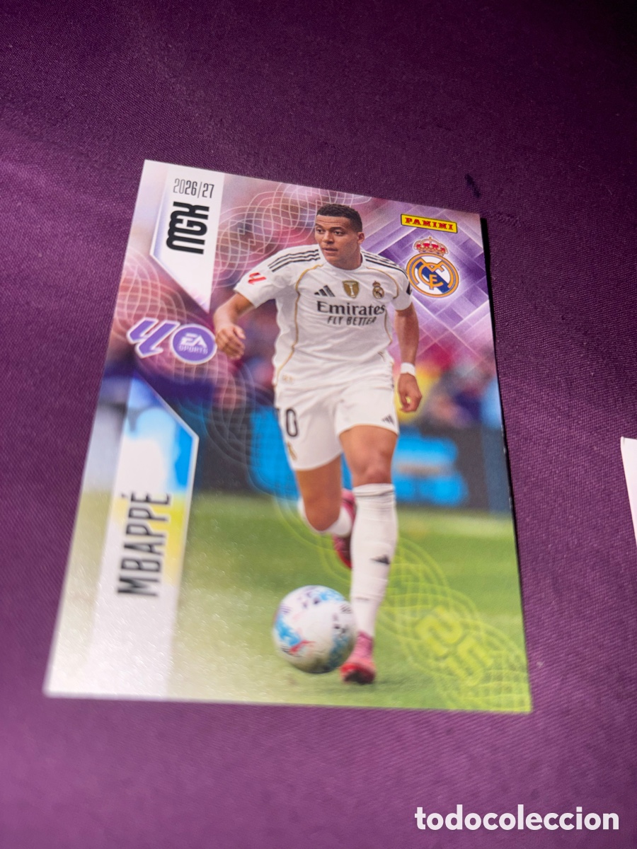 Coleccionismo deportivo: MEGACRACKS 2026/27 CARD BASIC MBAPPE REAL MADRID # PANINI