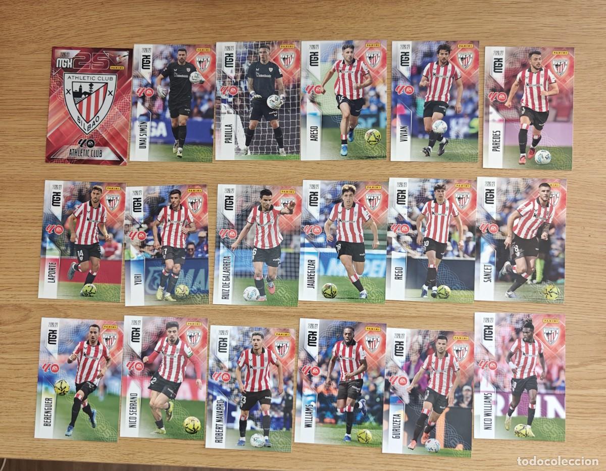 Coleccionismo deportivo: Lote 18 Cromos Megacracks 26 27 Athletic Club Bilbao 2026 2027