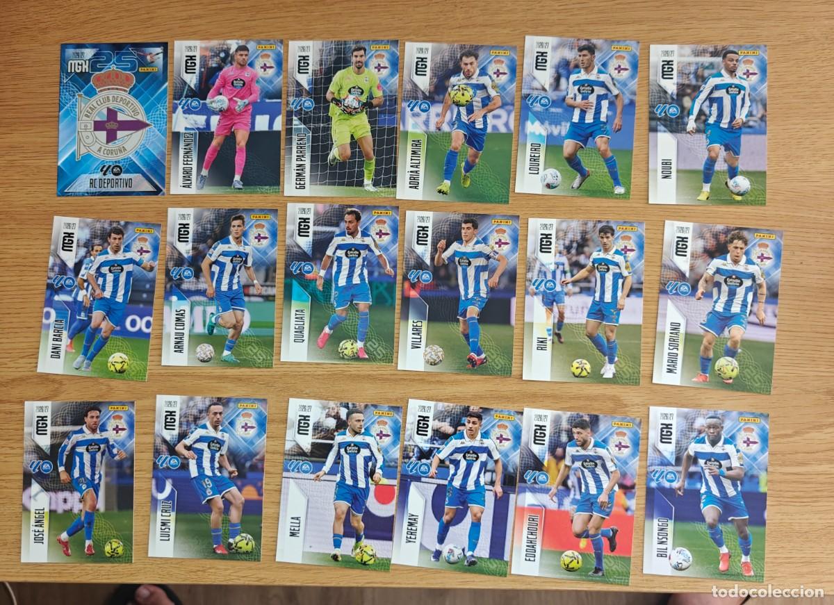 Coleccionismo deportivo: Lote 18 Cromos Megacracks 26 27 Deportivo de La Coru&ntilde;a 2026 2027