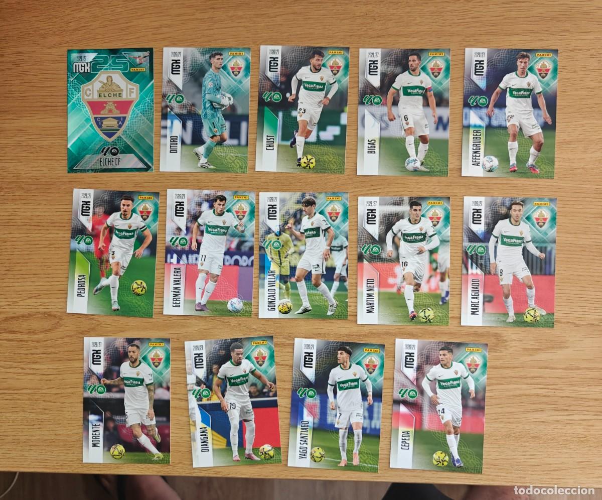 Coleccionismo deportivo: Lote 14 Cromos Megacracks 26 27 Elche CF 2026 2027