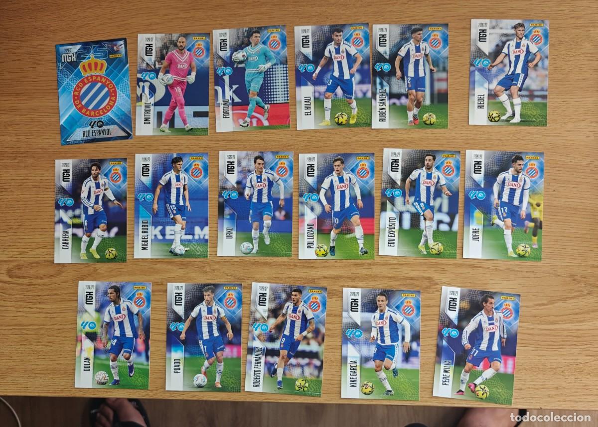 Coleccionismo deportivo: Lote 17 Cromos Megacracks 26 27 RCD Espa&ntilde;ol 2026 2027