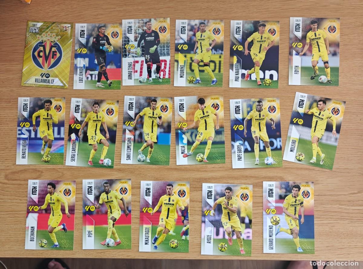 Coleccionismo deportivo: Lote 17 Cromos Megacracks 26 27 Villarreal CF 2026 2027
