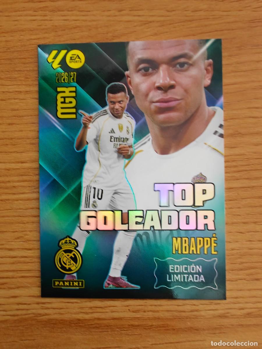 Coleccionismo deportivo: Mbapp&eacute; Top Goleador Edici&oacute;n Limitada Real Madrid Megacracks 2026-2027 Panini 2025 2026